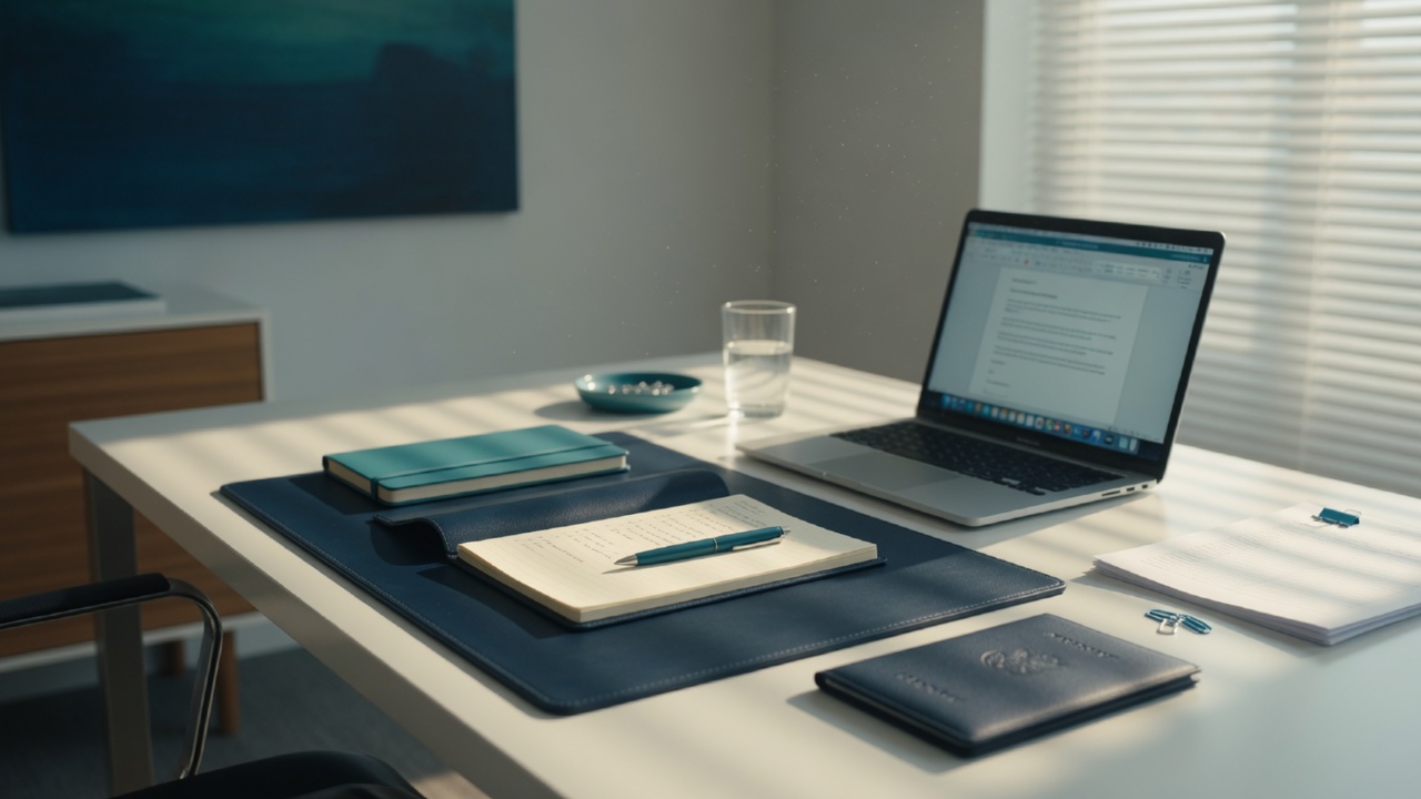 Quiet professional office desk